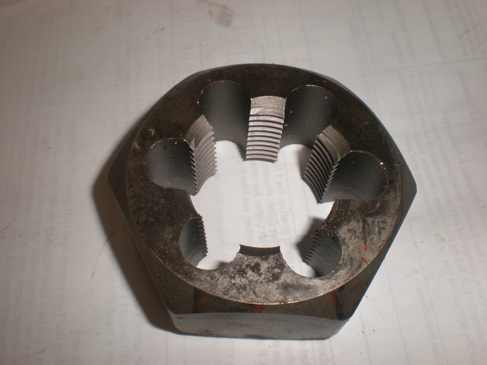 1-3/8 12 HANSON THREADING DIE MADE IN USA