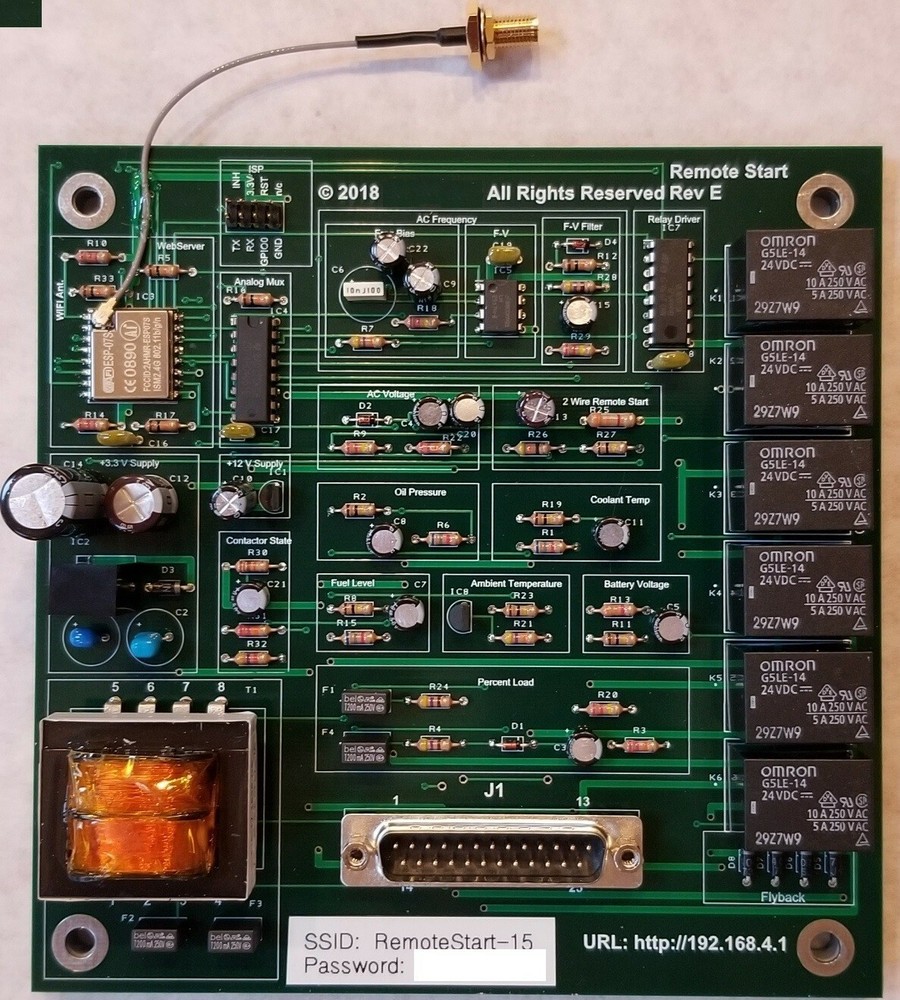 MEP-802A / MEP-803A WiFi  & 2-Wire Remote Start Controller Kit