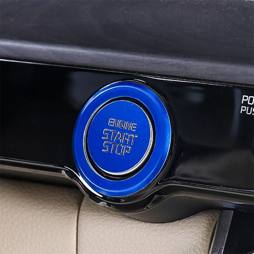 Engine Button Cover Stop Key Ignition Switch Sticker Trim For Kia