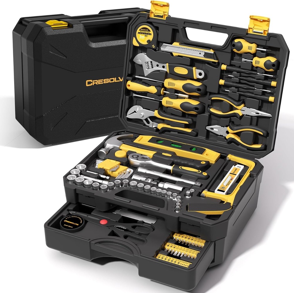 328 Piece Tool Kit For Home,Hand Repair Tool Set,Toolbox Storage Case