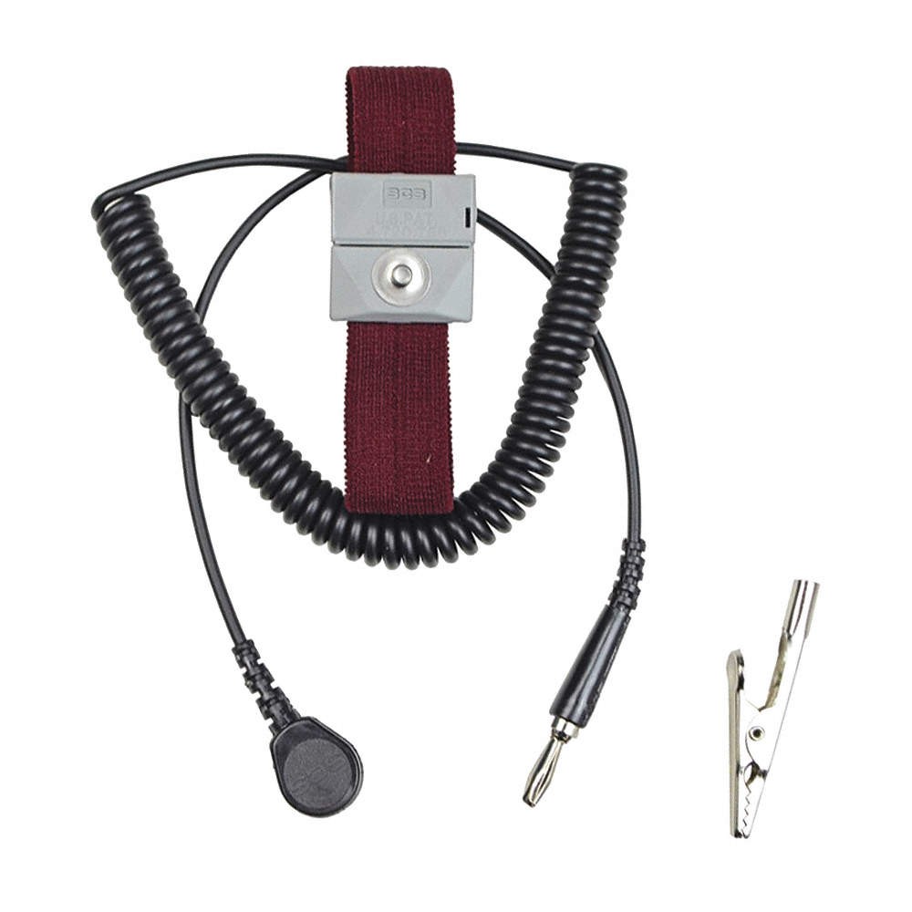 SCS 2214 Static Control Wrist Strap, Adj 3XJY4