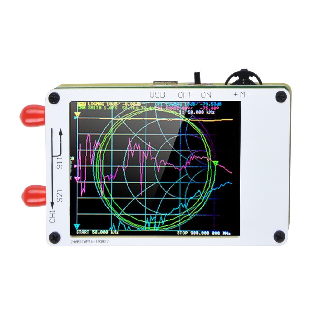 NanoVNAH4 Touch Screen Analyzer for Accurate S11/1 Parameter Measurement