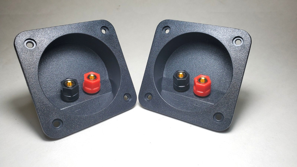2-Pack High Quality Gold Plated Speaker Terminal Cup