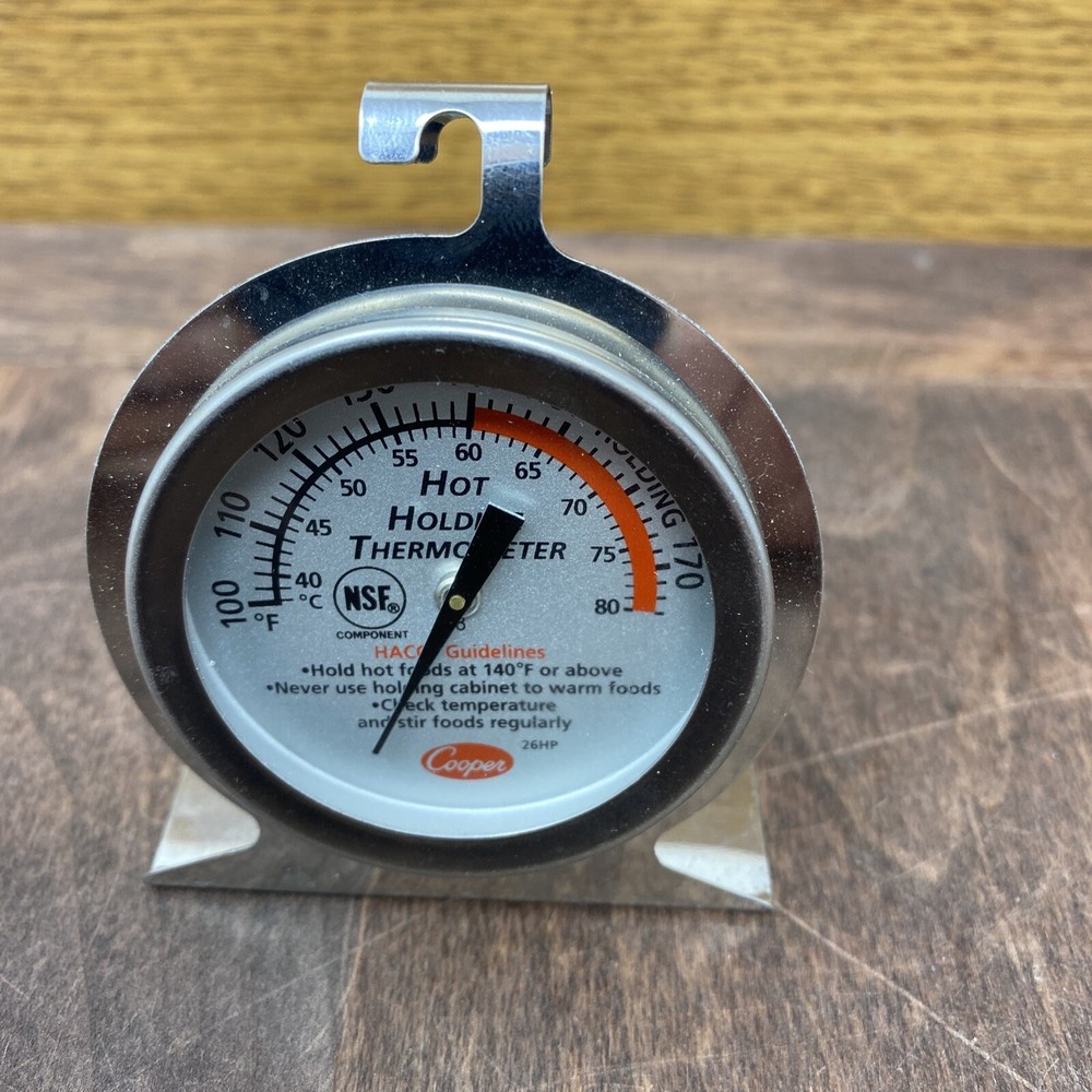 Cooper, 26HP Hot Holding Cabinet Thermometer,