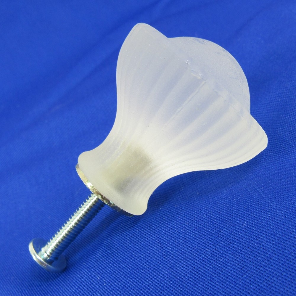 Belwith Knobs Pull Frosted Glass Cabinet Doors Drawer Kitchen Bathroom Hardware