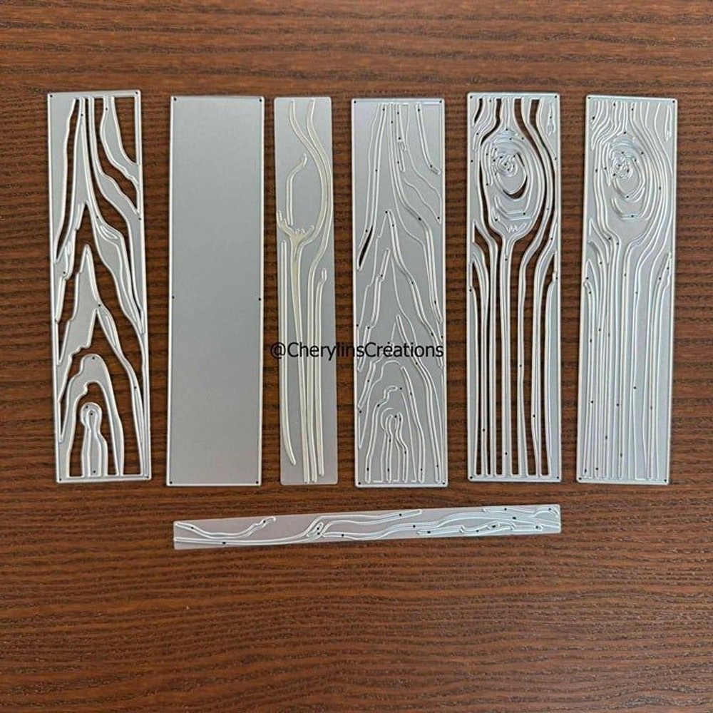 Tim Holtz Sizzix WOODGRAIN Colorize Thinlits Dies 665860