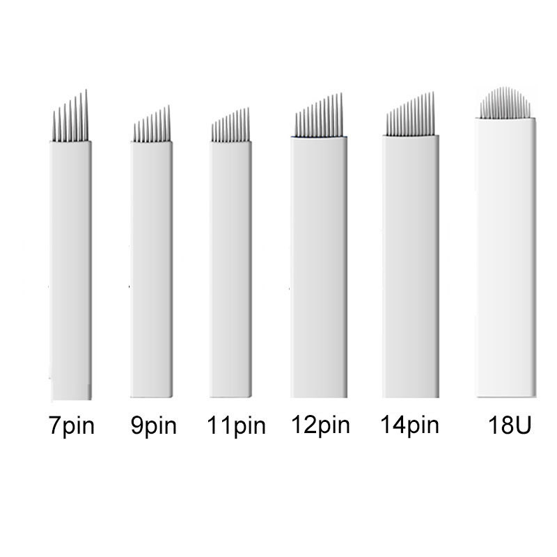 Microblading Needles Permanent Manual Makeup 3D Embroidery Eyebrow Tattoo Blades