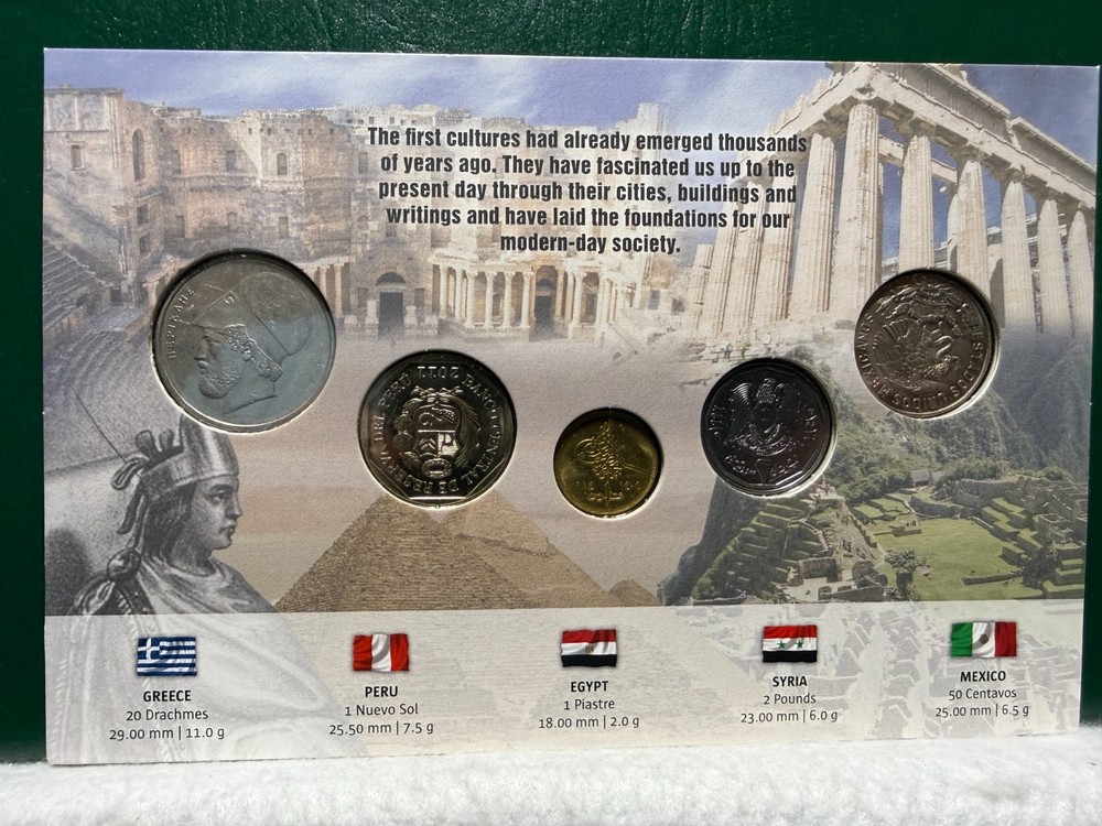 The five - five coins, one topic - Ancient Cultures