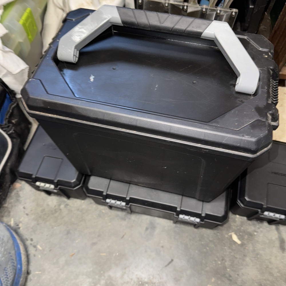 4 Pack of Husky Rugged Plastic Cases Ammo Storage Boxes .