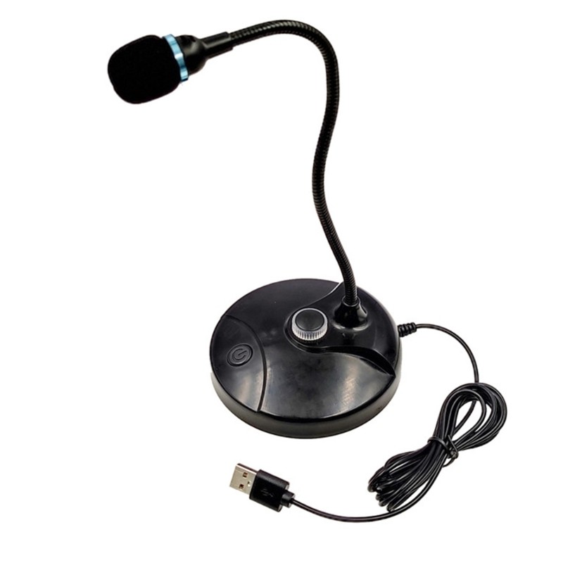 USB Microphone Studio Speech Chatting Singing USB Mic With Holder For PC Laptop