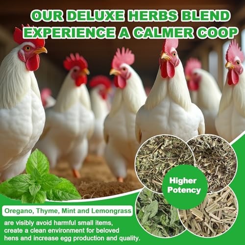 21oz Chicken Nesting Herbs - Lavender & Rose Blend for Nesting Boxes, Egg