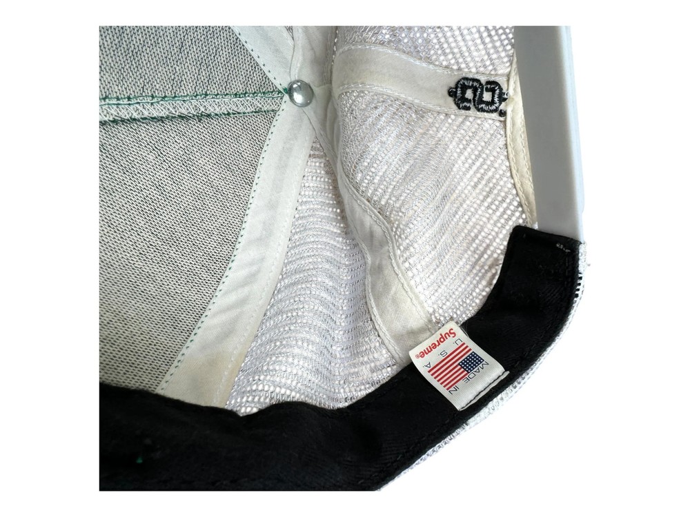 Supreme 14SS Rocksteady Mesh Back 5-Panel Green Snapback