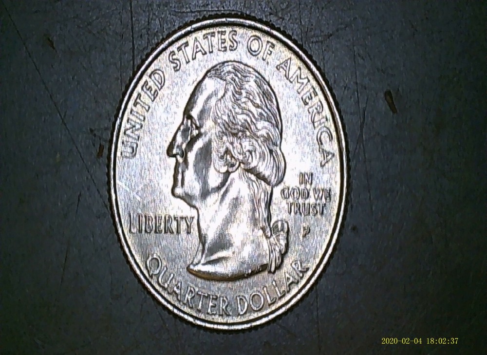 2004-P Michigan Quarter Grease Strike