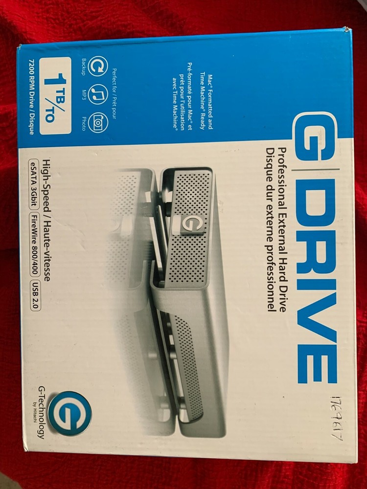 G-Technologies G Drive Gen 4 1TB External Hard Drive MAC