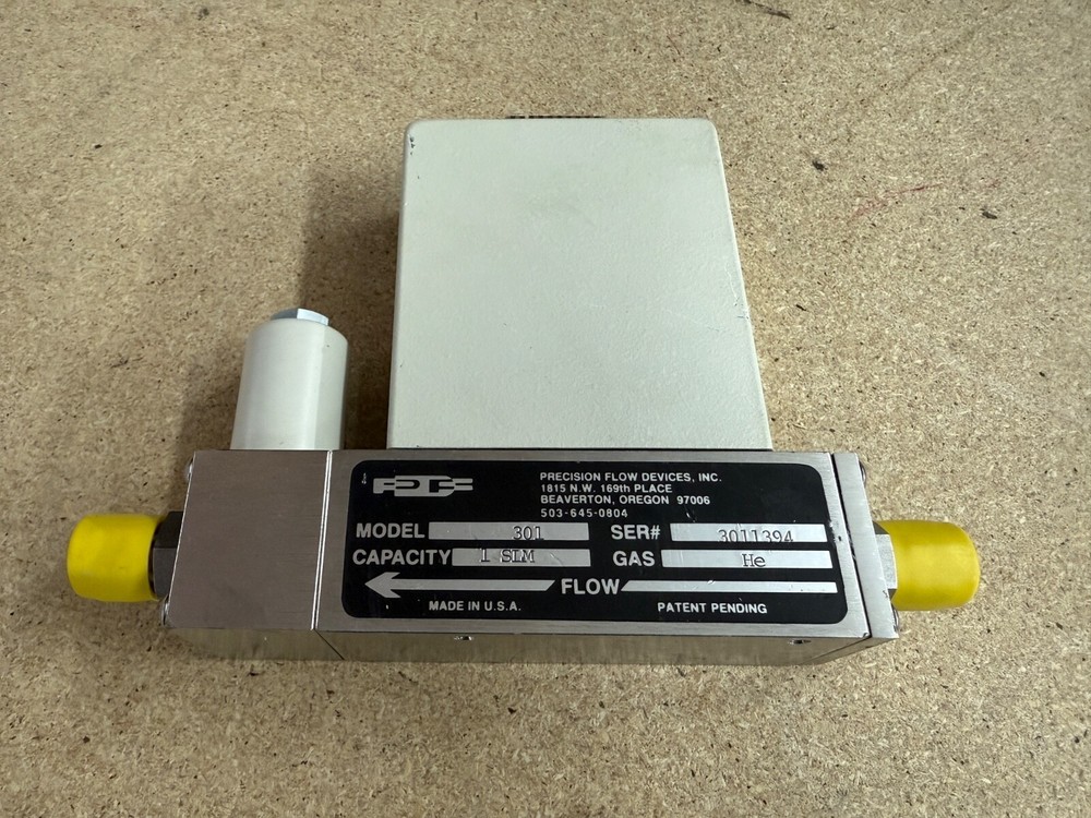 PFD Mass Flow Controller Helium He 301 Precision Flow Devices MFC