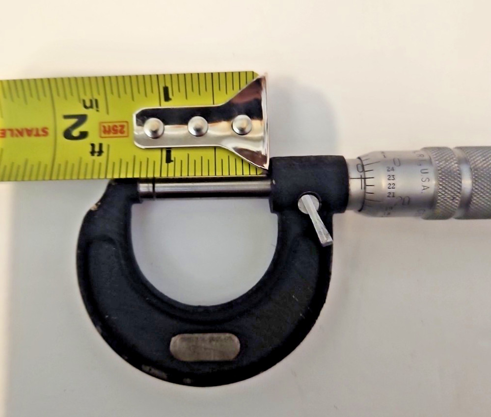 Vintage Central Tool Co. 0"-1" Micrometer