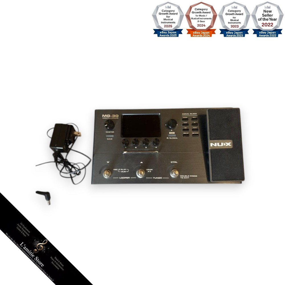 NUX MG-30 Versatile Modeler Multi Effects Micro Guitar Processor Pedal MG30 JP