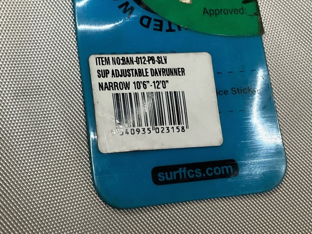 FCS Adjustable Dayrunner SUP Paddleboard Pag Grey 10'6" - 12;0"