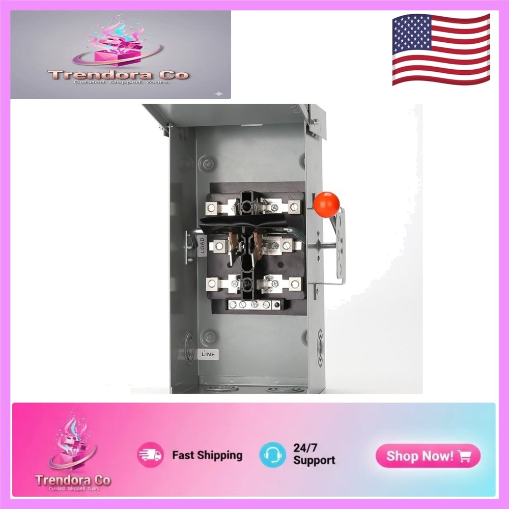 Heavy-Duty 100 Amp Generator Transfer Switch - Durable & Weather-Resistant