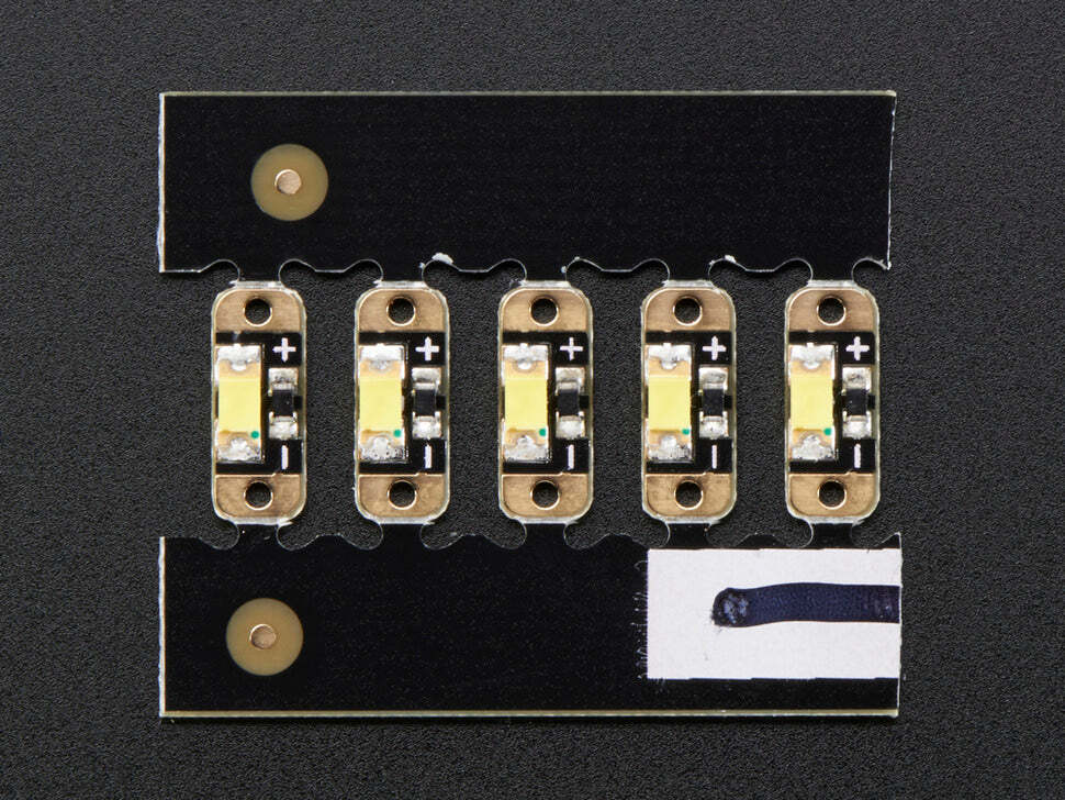 LED Sequins, Warm White, Pack of 5