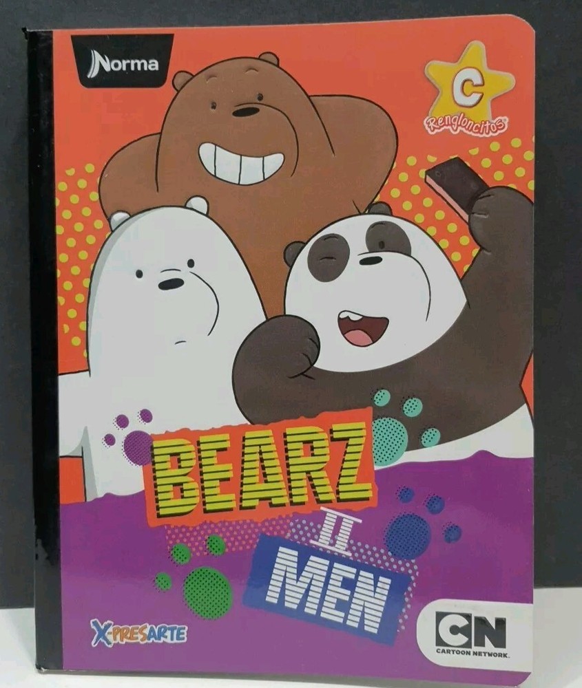 We Bare Bears Primary Handwriting Composition Ruled Journal Notebook 100 Pgs K-2