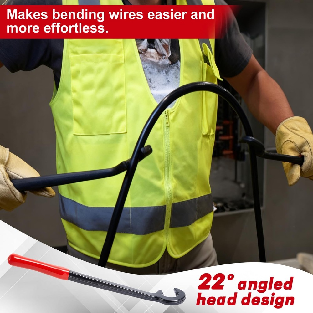 Lanties 2 Pack Cable Bender Wire Bending Tool Electrical(350 MCM,12 Inch)