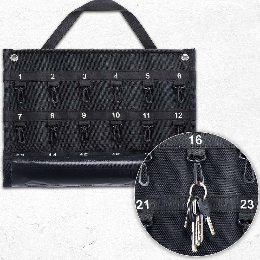 Rollable Key Case 30 Keys Roll up Key Organizer Roll up Key Case for