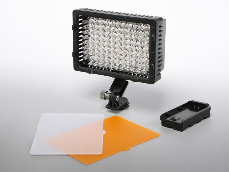 Pro LED video light for Panasonic AVCHD HD HDV 3D camcorder camera lite panel