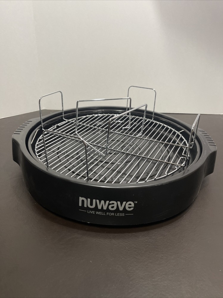 Nuwave Pro Infrared Oven Replacement Base Tray Drip Pan & Tray Black Model 20621