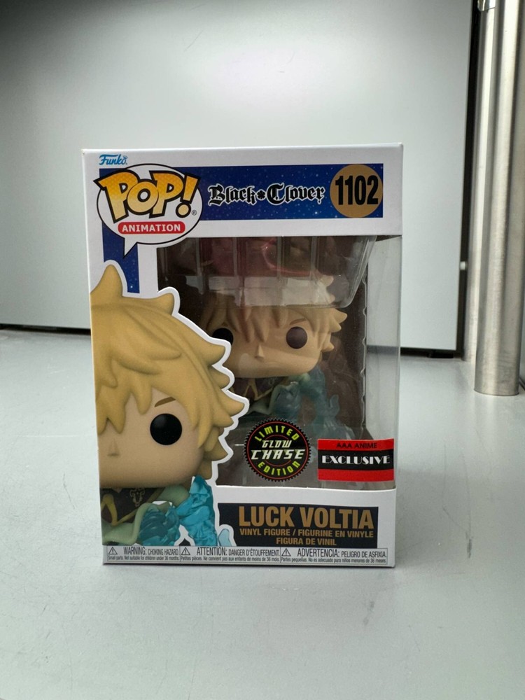Funko Pop! Black Clover Luck GITD Chase AAA Anime 1102