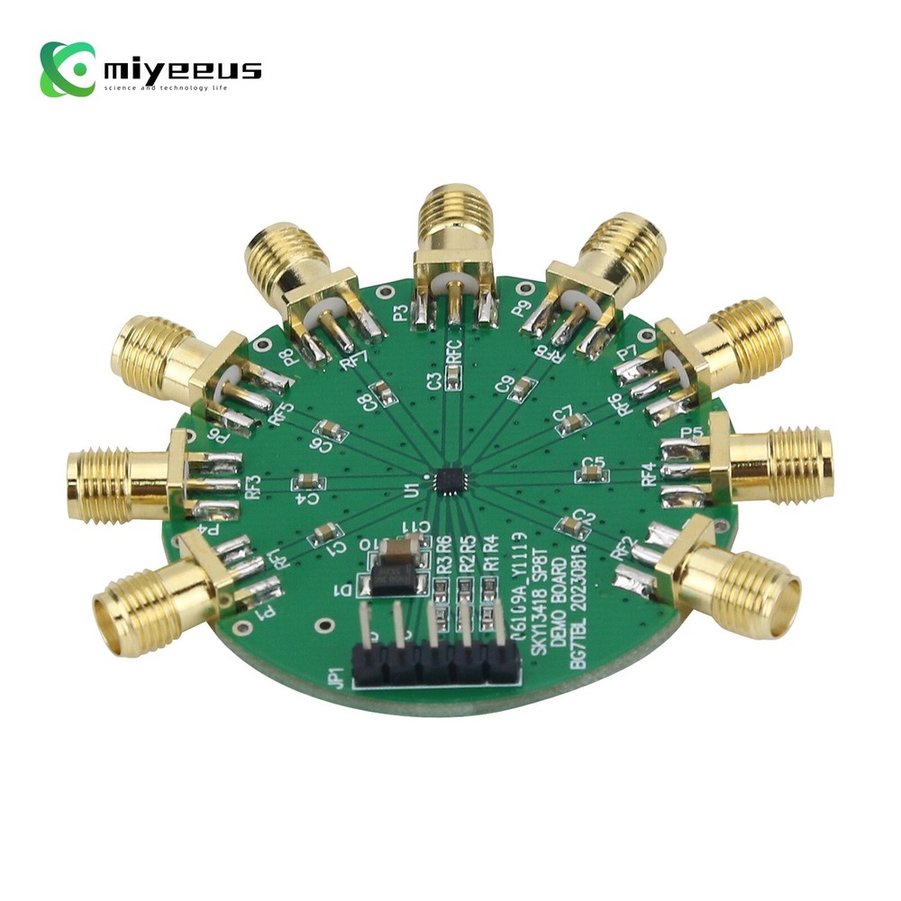 SKY13418 SP8T RF Switch Module 0.1G 10K-6G Testing Board Single Pole 8-Throw