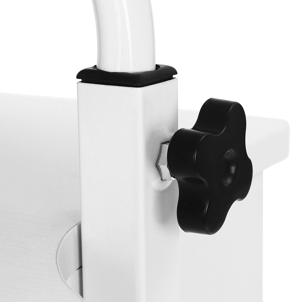 Height Adjustable Mobile Presentation Stand - Versatile Sit-to-Stand Desk
