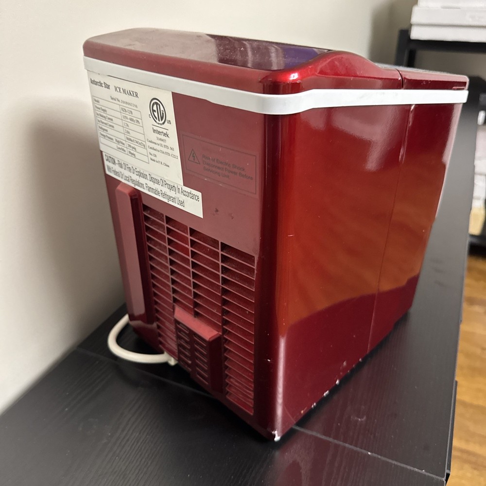 Antarctic Star HZB-12/B Ice Maker - Red