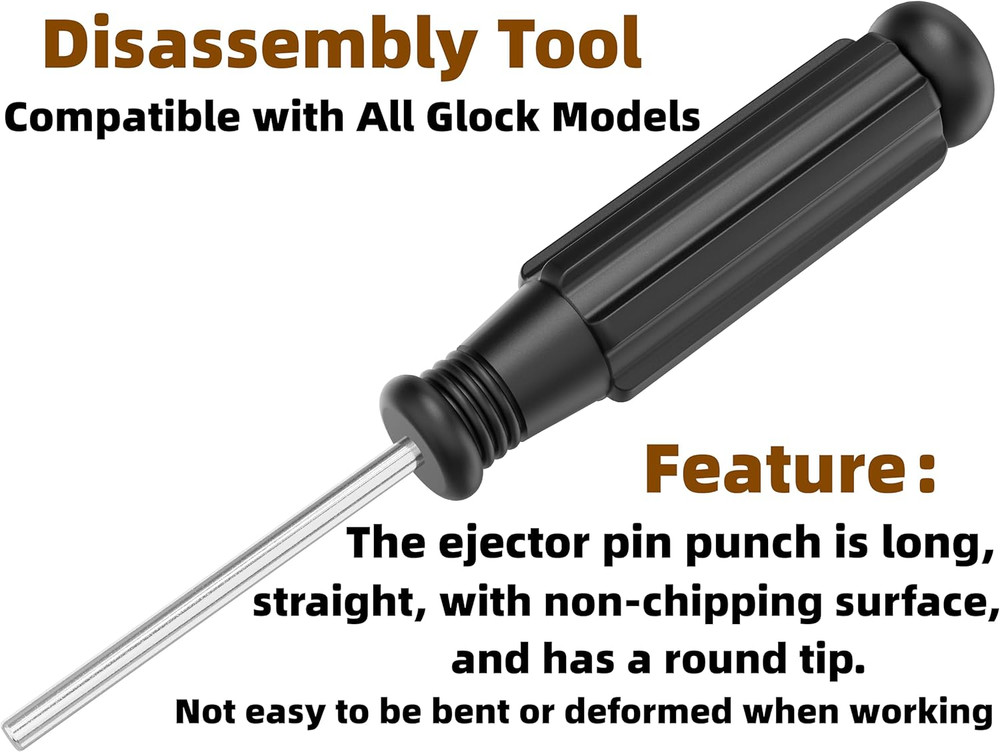 Tools Kit for Glock, Front Sight Remove Pin Punch Magazine Disassembly Tools for