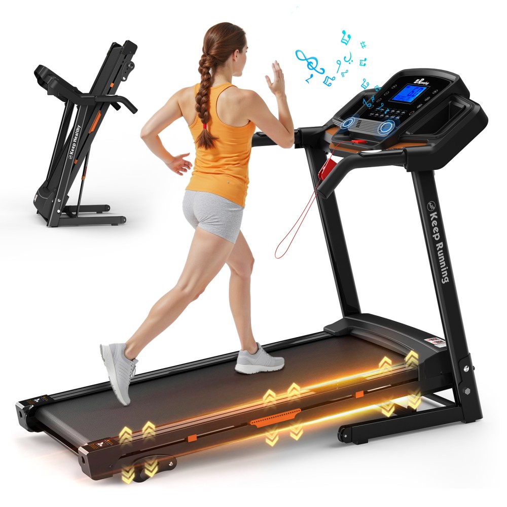 Foldable Treadmill for Home Electric Treadmill Workout Running Machine