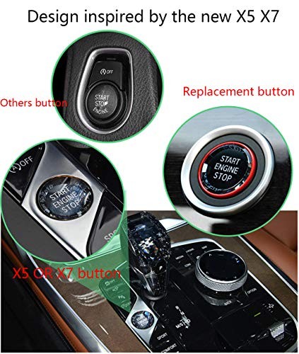 crystal style engine start stop switch ignition button fit E chassis code E60