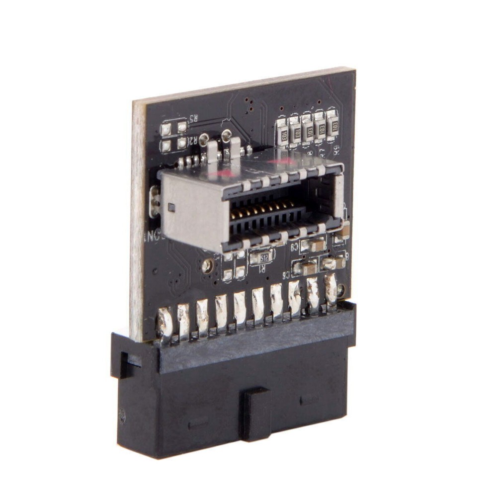 Front Panel Socket USB 3.1 to USB 3.0 20Pin Header Male Extension Adapter