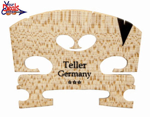 Teller *** Violin Bridge 1/2  Ebony  Insert  Fitted