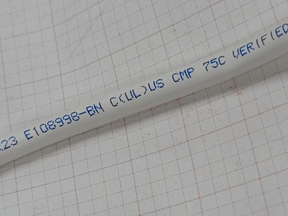 Belden D6UP 23/4P DataConnect CAT6 UTP Network Cable Plenum White /100ft