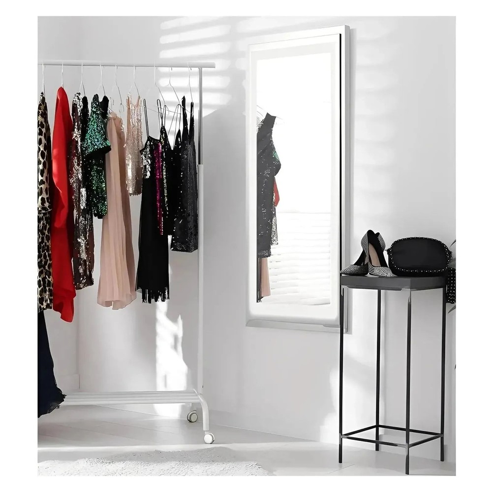 THETA LED LIGHTED VANITY RECTANGLE MIRROR - 84 x 48 - HORIZONTAL OR VERTICAL