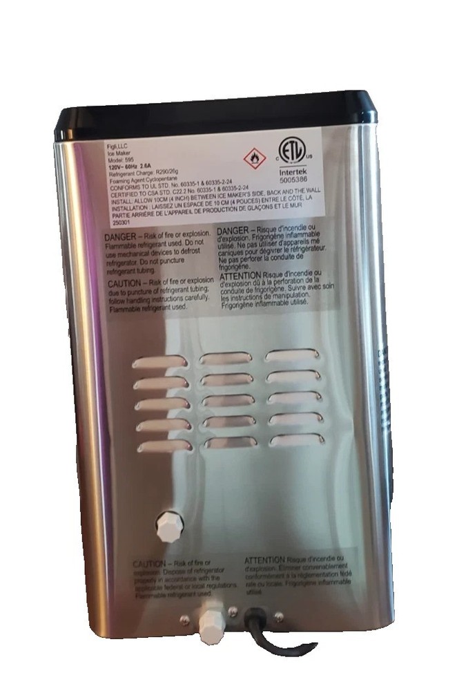 Technique 72-lb Large capacity Countertop Nugget Ice Maker Model 595