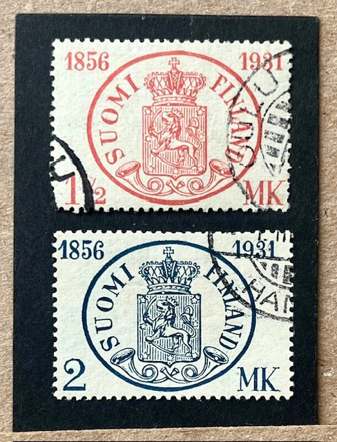 Finland #182-3 Used VF.