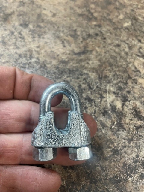 12pc Wire Rope Clamp Cable Clamp 3/8" Galvanized