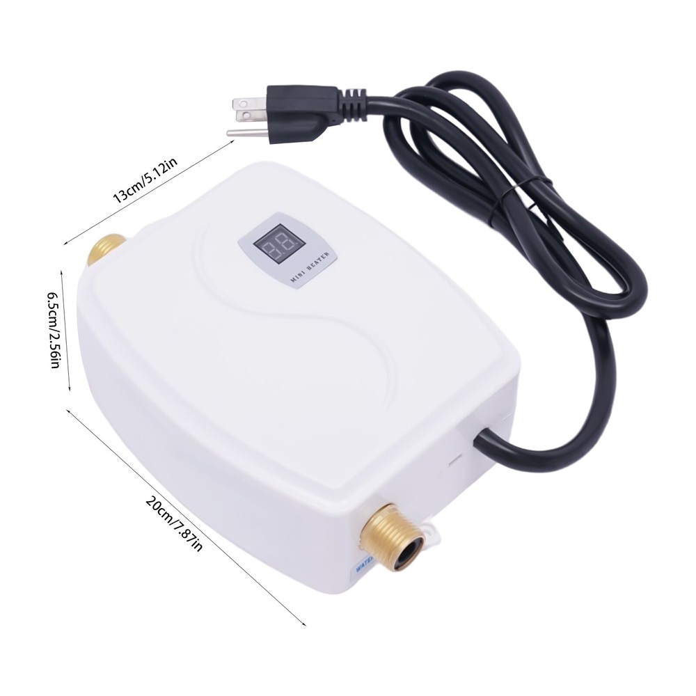 Instant Hot Water Heater Electric Tankless On Demand House Sink LCD