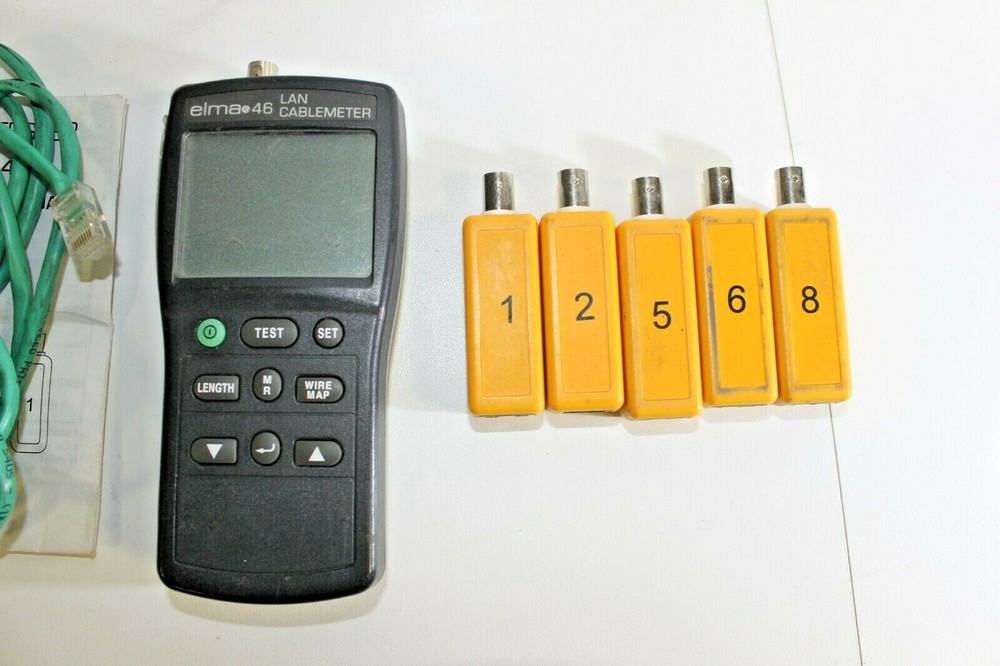 Elma 46 - LAN cablemeter, with cable length measurement and memory function