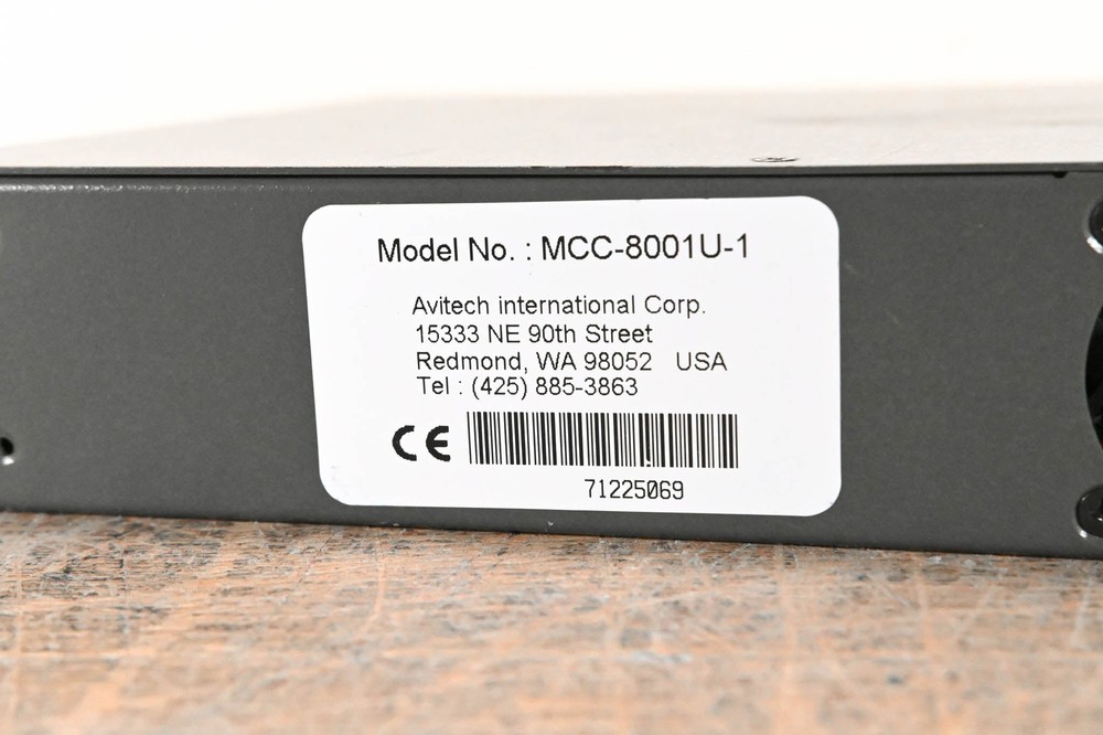 Avitech MCC-8001U Image Scaler / Processor CG01CA4