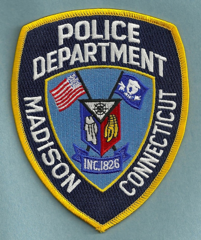 MADISON CONNECTICUT POLICE SHOULDER PATCH