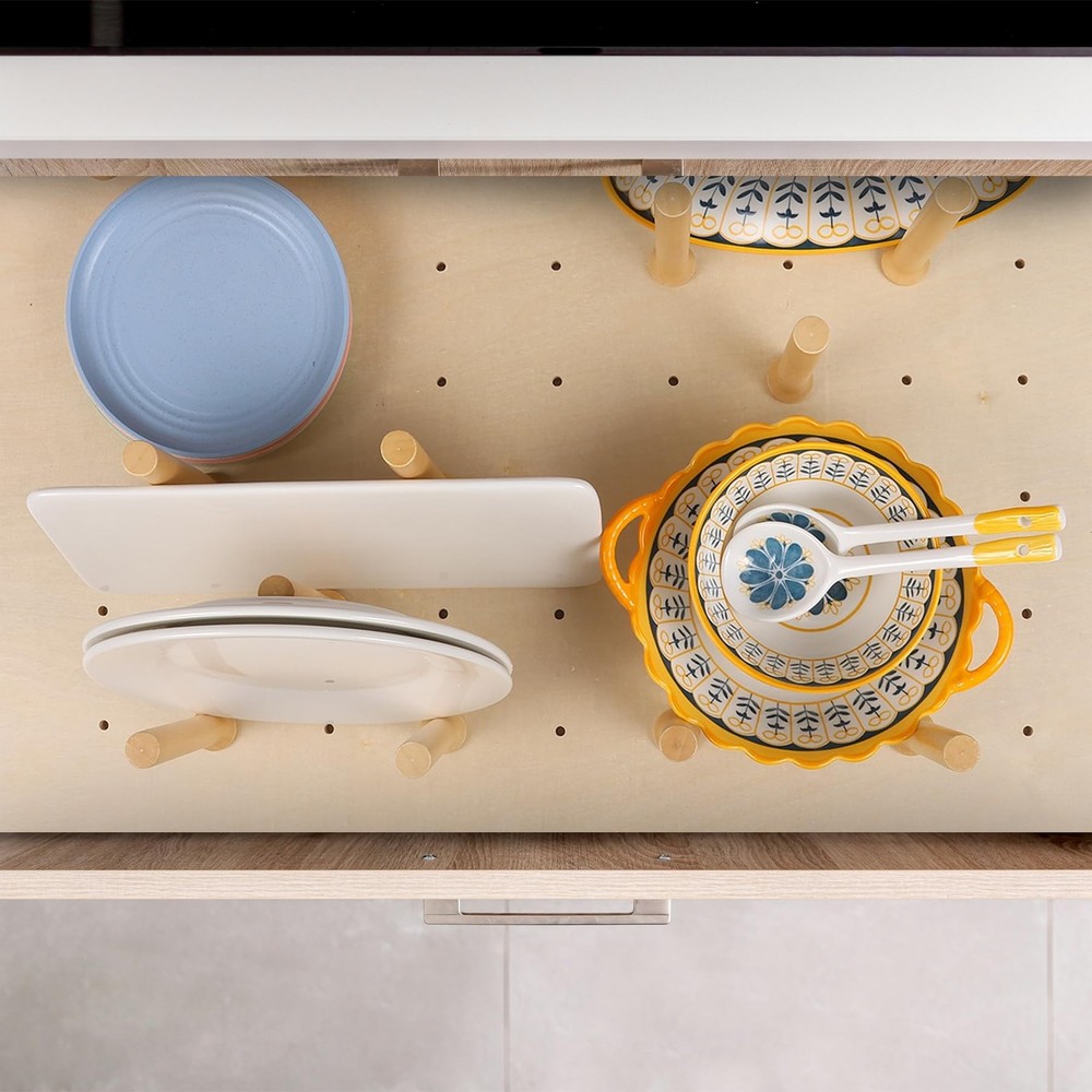 Pegboard Drawer Organizer（24×21in） Peg Board for Drawers,Peg
