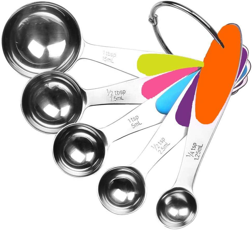 Measuring Spoons 5 Piece Stackable Set