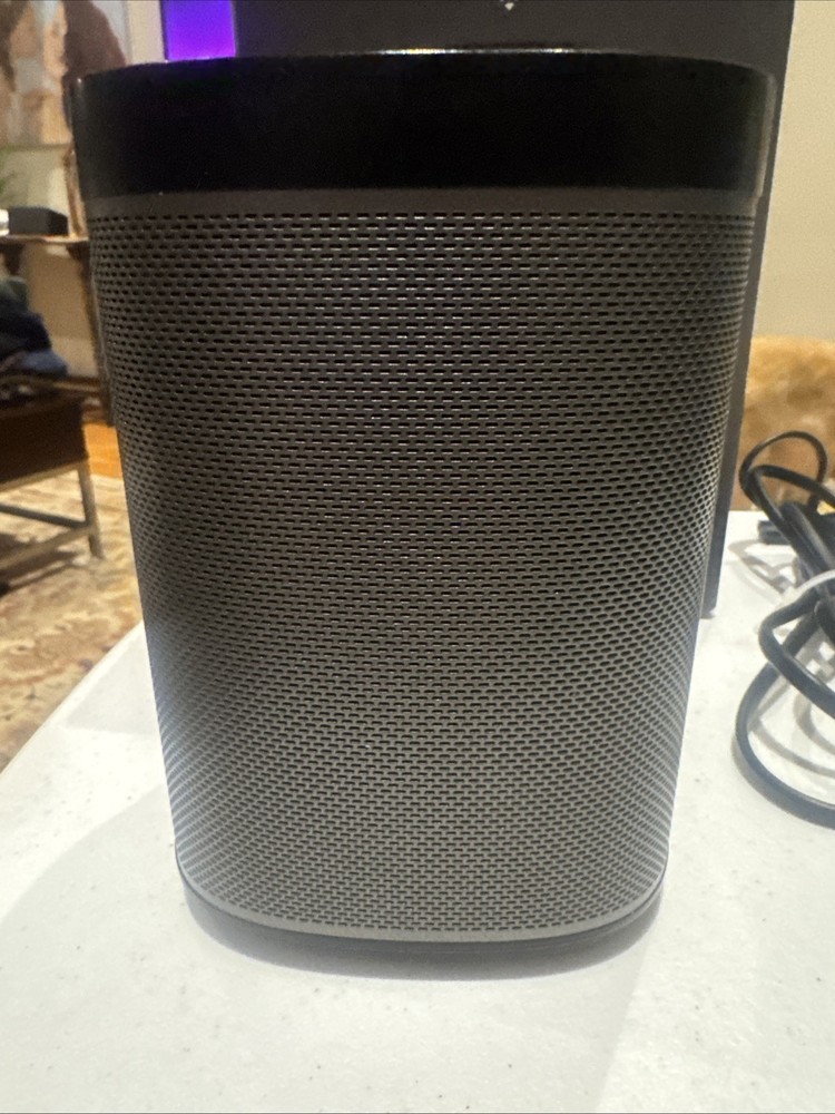 Sonos Play:1 Smart Speaker Black - Tested - Working Complete In Box EUC!